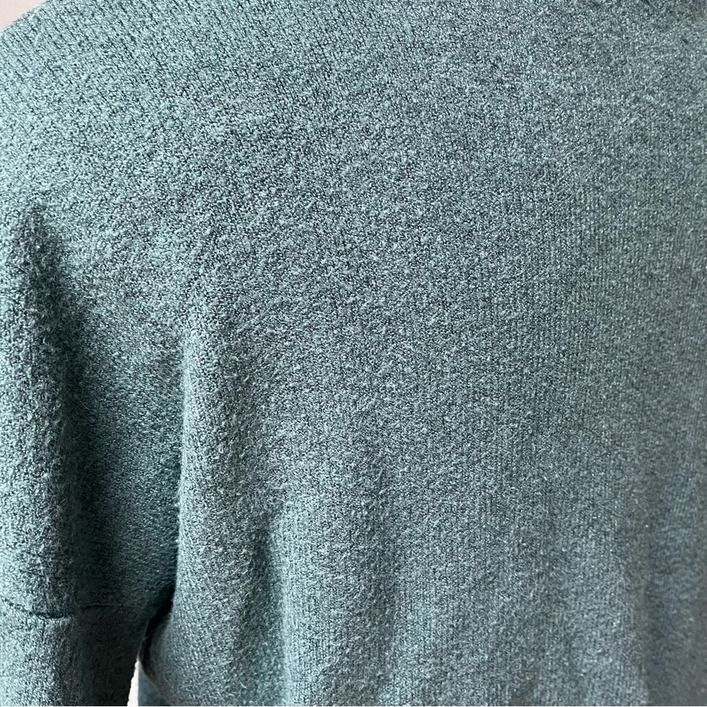 Dreamers by Debut Crewneck Cropped Green Sweater, Sz XS - Picture 14 of 14
